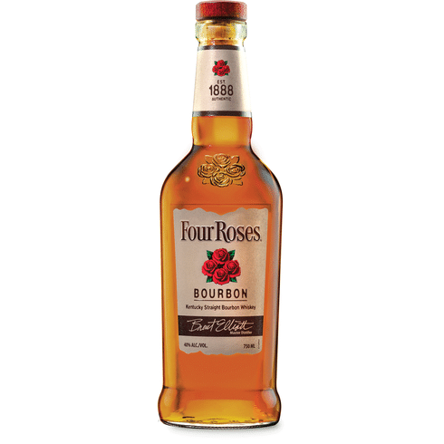 Four Roses Bourbon bottle, featuring a classic design and smooth Kentucky straight bourbon for any occasion.