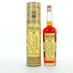 Bottle of Colonel E.H. Taylor Warehouse C Tornado Surviving Bourbon, showcasing its rich amber color and iconic design.