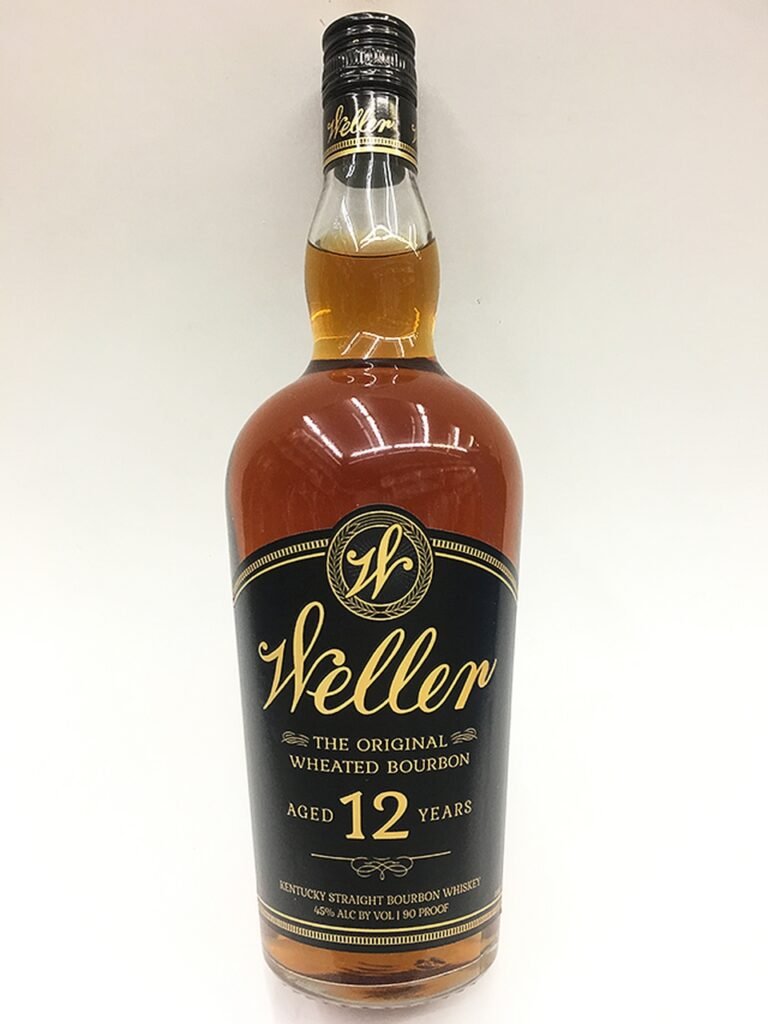 W.L. Weller Kentucky Straight Bourbon 12 Year Old bottle, showcasing its timeless design and premium bourbon appeal.